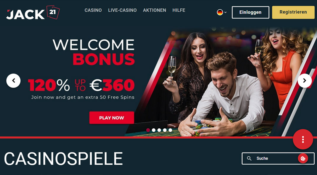 Jack21 Online Casino test